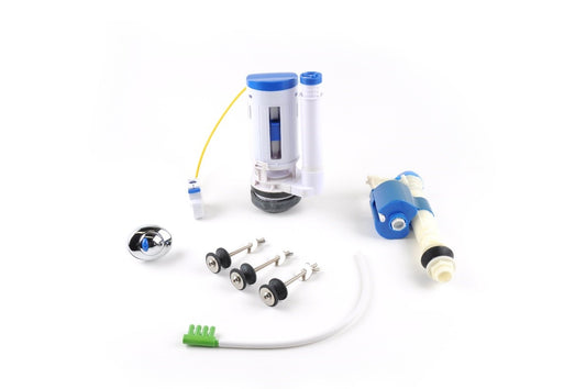 2” Dual Flush Complete Conversion Kit and Overflow Water Conserver – with Euro Button