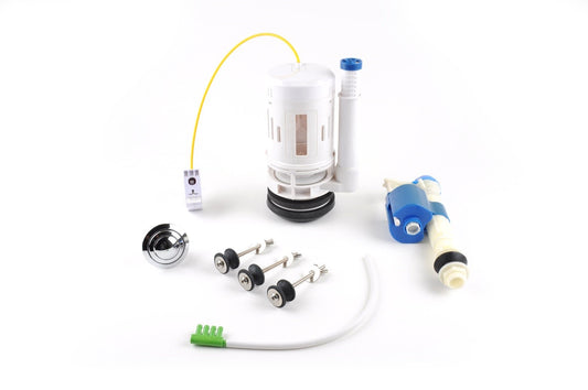 3” Dual Flush Complete Conversion Kit and Overflow Water Conserver – with Euro Button