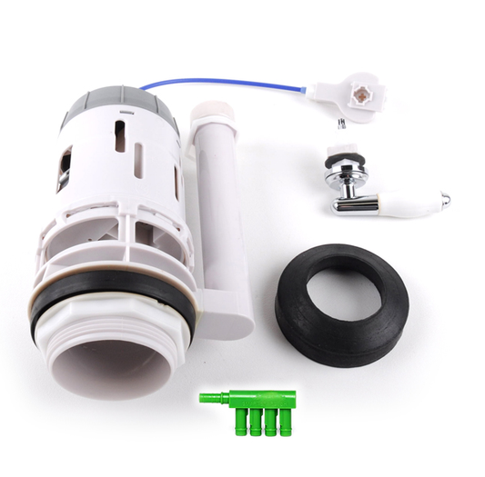 3” Dual Flush Valve Conversion Kit and Overflow Water Conserver – with Metal/Ceramic Handle