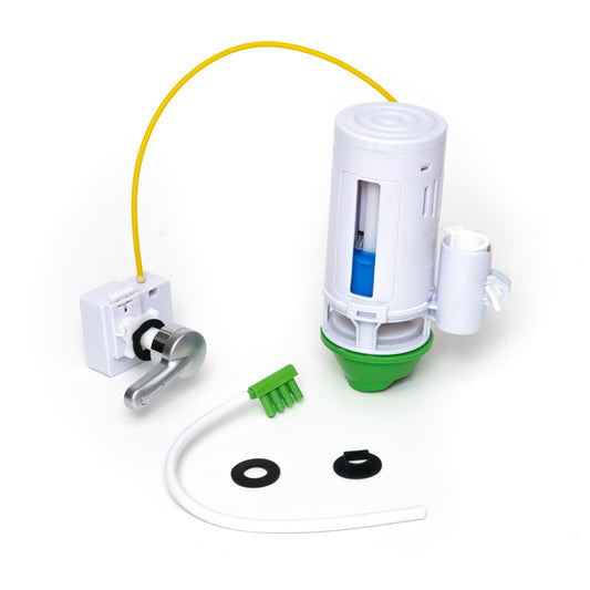 2” Dual Flush Quick Connect Valve Conversion Kit and Overflow Water Conserver – with Handle